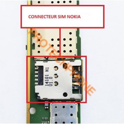 CONNECTEUR SIM NOKIA 530