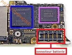 CONNECTEUR BATTERIE iPhone 5