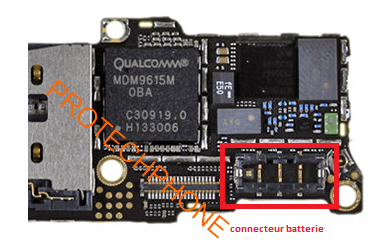 CONNECTEUR BATTERIE iphone 5C