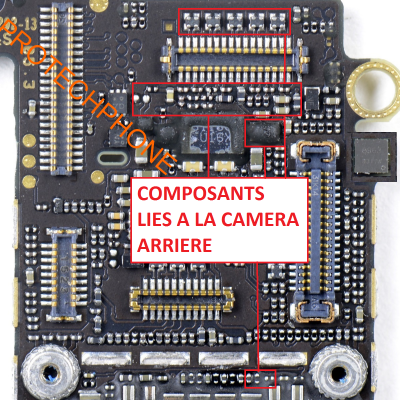 CAMERA ARRIERE iphone 5S