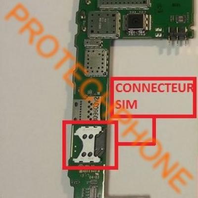 CONNECTEUR SIM NOKIA 520