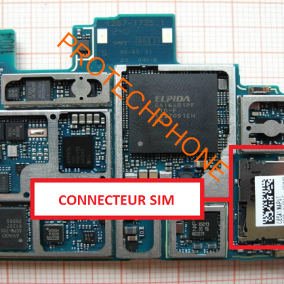 CONNECTEUR SIM XPERIA Z